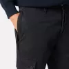 Schmal geschnittene Cargohose mit Reißverschlusstaschen