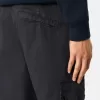 Schmal geschnittene Cargohose mit Reißverschlusstaschen