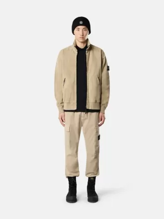 Schmal geschnittenes Kurzarm-Poloshirt mit Compass-Aufnäher