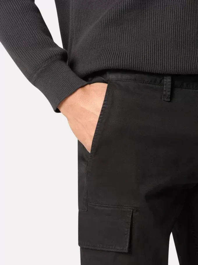 Skinny-Fit-Cargohose mit Druckknopftaschen