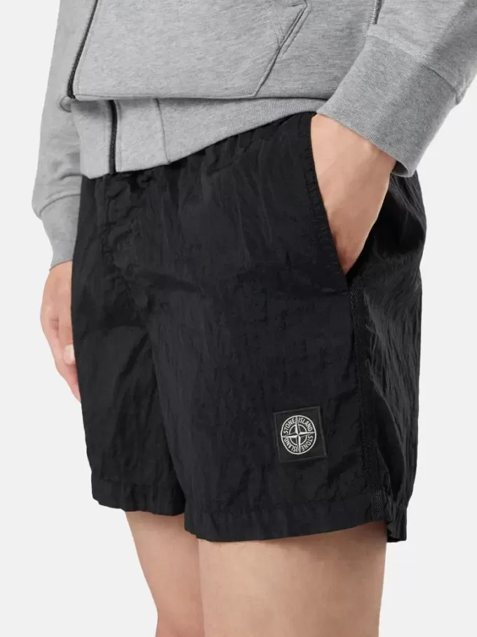 Slim-Fit-Badeshorts mit Taschen