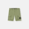 Slim-Fit-Bermudashorts mit Reißverschlusstaschen