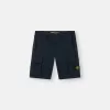 Slim-Fit-Bermudashorts mit Reißverschlusstaschen