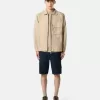 Slim-Fit-Bermudashorts mit Reißverschlusstaschen
