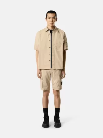 Slim-Fit-Bermudashorts mit Reißverschlusstaschen