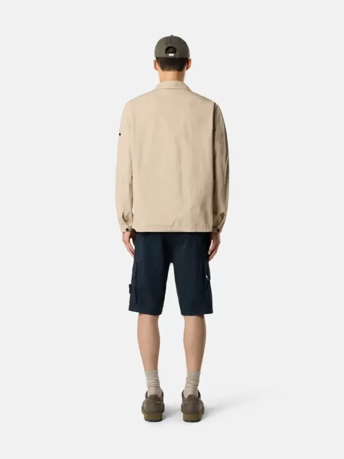 Slim-Fit-Bermudashorts mit Reißverschlusstaschen
