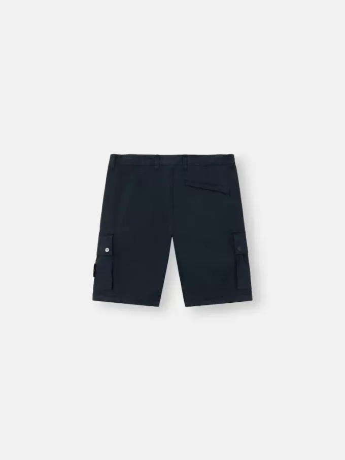 Slim-Fit-Bermudashorts mit Reißverschlusstaschen