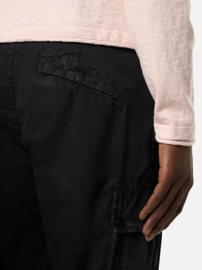 Slim-Fit-Cargo-Bermudashorts mit Reißverschlusstaschen