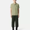 Slim-Fit-Kurzarm-Poloshirt mit gestreiften Details