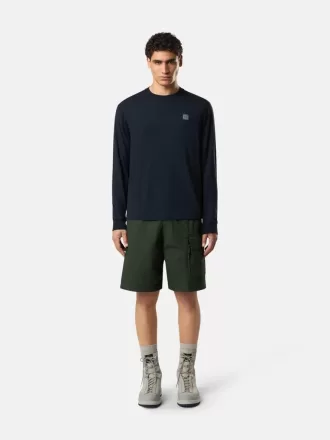 Slim-Fit-Langarm-T-Shirt mit Compass-Patch