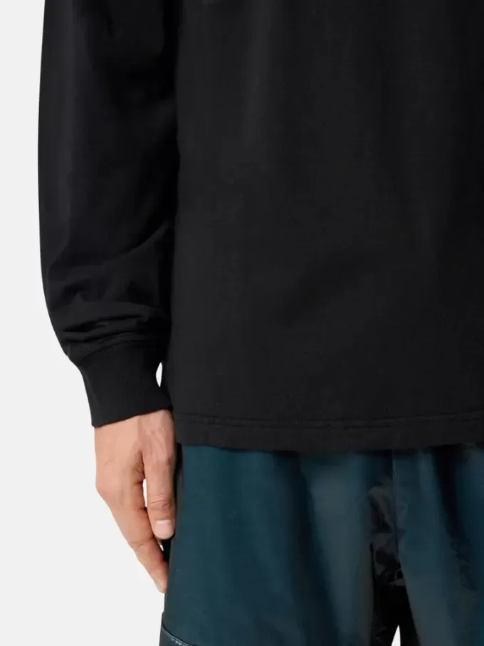Slim-Fit-Langarm-T-Shirt mit Compass-Patch
