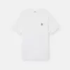 Slim-Fit-T-Shirt mit kurzen Ärmeln und Kompass-Aufnäher