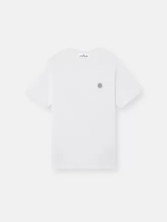 Slim-Fit-T-Shirt mit kurzen Ärmeln und Kompass-Aufnäher