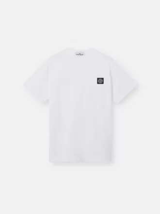 Slim-Fit-T-Shirt mit kurzen Ärmeln und Kompass-Aufnäher