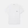 Slim-Fit-T-Shirt mit kurzen Ärmeln und Kompass-Aufnäher