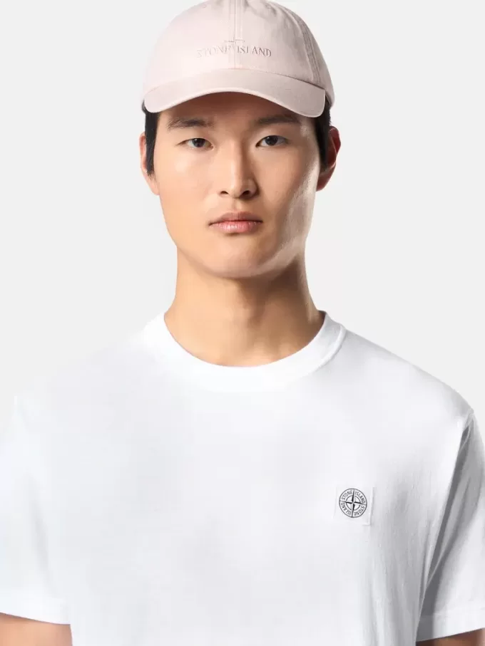 Slim-Fit-T-Shirt mit kurzen Ärmeln und Kompass-Aufnäher