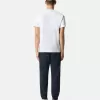 Slim-Fit-T-Shirt mit kurzen Ärmeln und Kompass-Aufnäher