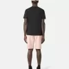 Slim-Fit-T-Shirt mit kurzen Ärmeln und Kompass-Aufnäher