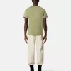 Slim-Fit-T-Shirt mit kurzen Ärmeln und Kompass-Aufnäher