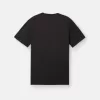 Slim-Fit-T-Shirt mit kurzen Ärmeln und Kompass-Aufnäher