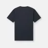 Slim-Fit-T-Shirt mit kurzen Ärmeln und Kompass-Aufnäher