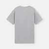 Slim-Fit-T-Shirt mit kurzen Ärmeln und Kompass-Aufnäher