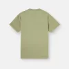 Slim-Fit-T-Shirt mit kurzen Ärmeln und Kompass-Aufnäher