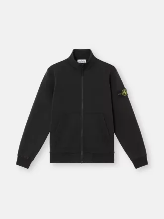 Sweatshirt mit aufgesetzten Taschen und Reißverschluss
