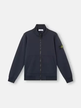 Sweatshirt mit aufgesetzten Taschen und Reißverschluss