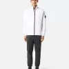 Sweatshirt mit aufgesetzten Taschen und Reißverschluss