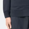 Sweatshirt mit aufgesetzten Taschen und Reißverschluss