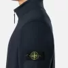 Sweatshirt mit halbem Reißverschluss und aufgesetzten Taschen