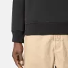 Sweatshirt mit halbem Reißverschluss und aufgesetzten Taschen