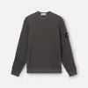 Sweatshirt mit Rundhalsausschnitt und gerippten Details