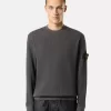 Sweatshirt mit Rundhalsausschnitt und gerippten Details