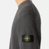 Sweatshirt mit Rundhalsausschnitt und gerippten Details