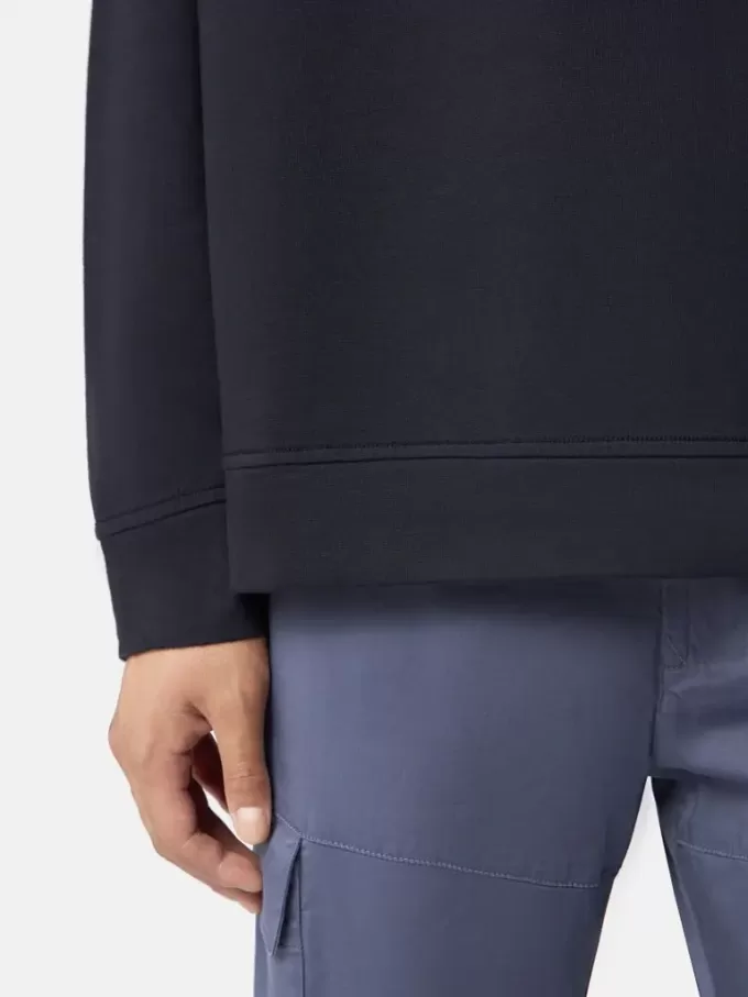 Sweatshirt mit Rundhalsausschnitt und normaler Passform