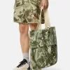Tragetasche mit Taschen und Logo