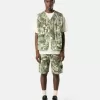 Weste mit Camouflage-Print und Futter aus Baumwoll-Ripstop