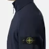 Wind- und wasserabweisende Jacke mit verdeckter Kapuze